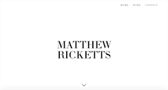 Desktop Screenshot of matthewricketts.com